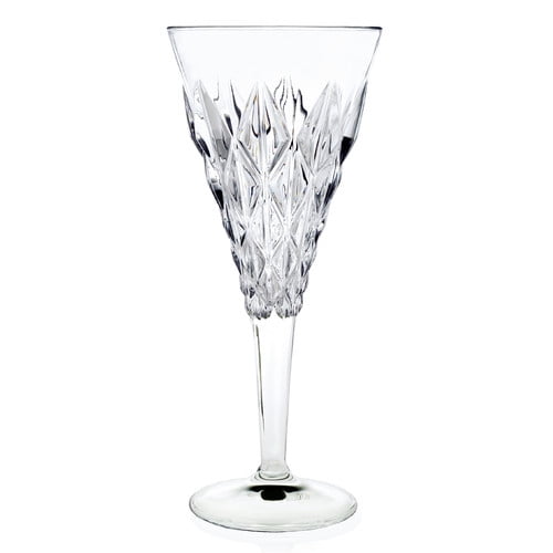 Set of 6 Lorren Home Trends RCR Crystal Fusion Collection Champagne Glass 
